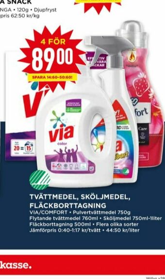 Via Tvättmedel flytande