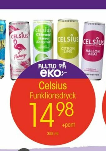 EKO Citron lime Energidryck erbjuda