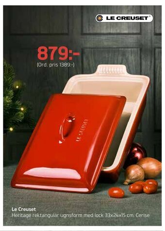 Önska Le creuset erbjuda