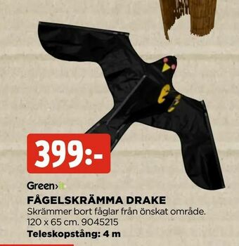 Jem&Fix Fågelskrämma drake erbjuda