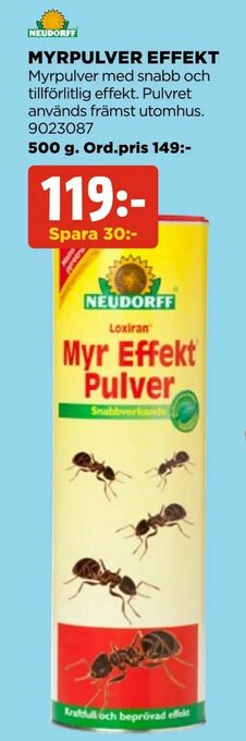 Jem&Fix Myrpulver effekt erbjuda