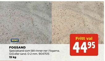 Jem&Fix Fogsand erbjuda