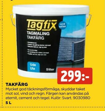 Jem&Fix Takfärg erbjuda