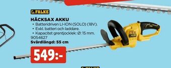 Jem&Fix Häcksax akku erbjuda
