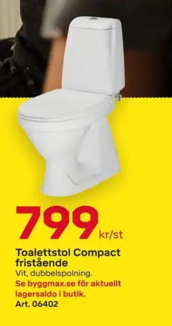 Byggmax Toalettstol erbjuda