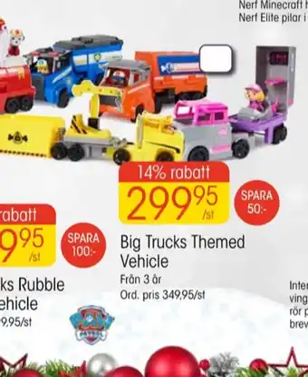 EKO Paw patrol bilar erbjuda