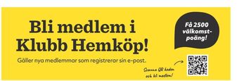Hemköp Hemköp imageannons erbjuda