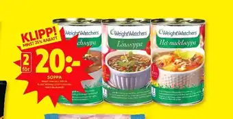 ICA Kvantum Weight watchers soppor erbjuda