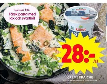 ICA Maxi Arla köket crème fraiche erbjuda