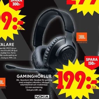 ICA Maxi Jbl headset erbjuda