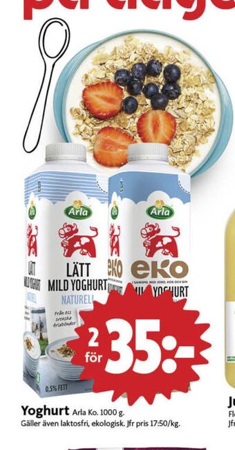 ICA Nära Arla yoghurt erbjuda