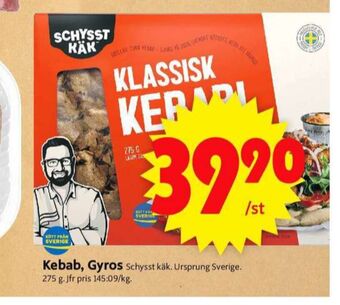 Schysst käk kebab
