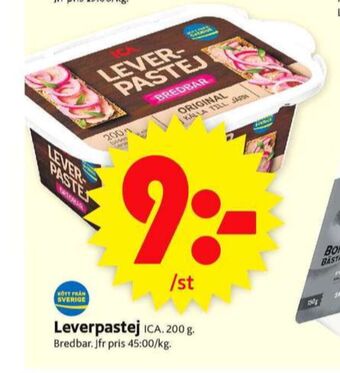 ICA Supermarket Ica leverpastej erbjuda
