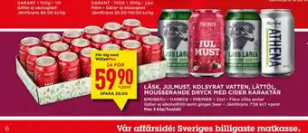 Willys Premier cider erbjuda