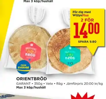 Garant tunnbröd