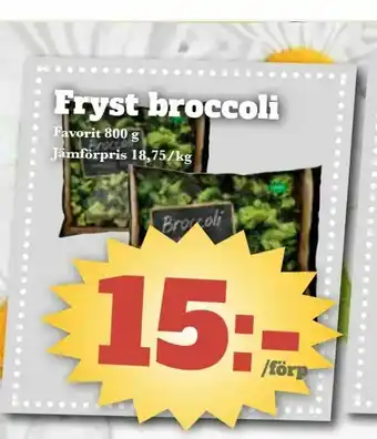 Bonum Matmarknad Fryst broccoli erbjuda