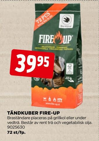 Jem&Fix Tändkuber fire-up erbjuda