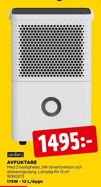 Jem&Fix Avfuktare erbjuda