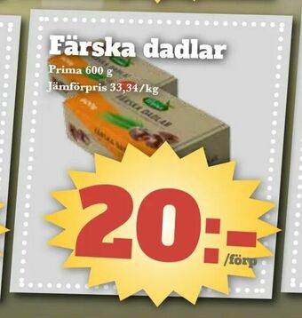 Färska dadlar