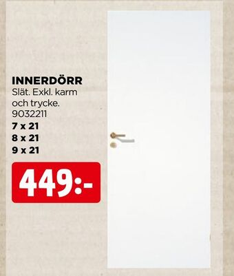 Jem&Fix Innerdörr erbjuda
