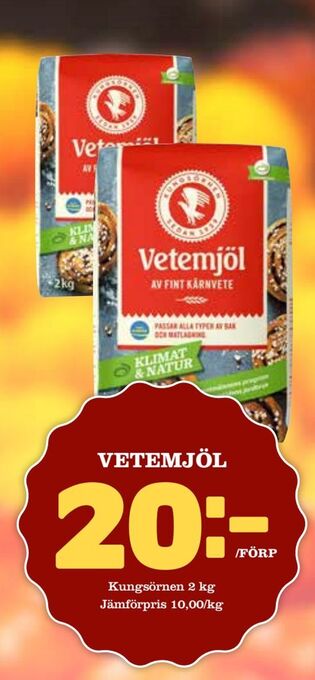 Bonum Matmarknad Vetemjöl erbjuda