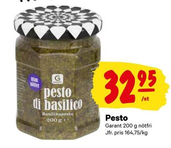 City Gross Pesto erbjuda
