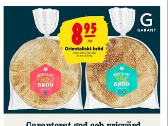 City Gross Orientaliskt bröd erbjuda