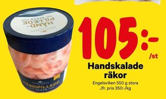 City Gross Handskalade räkor erbjuda