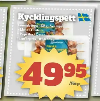 Kycklingspett