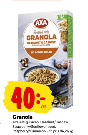 City Gross Granola erbjuda