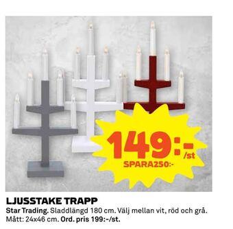 Ljusstake trapp