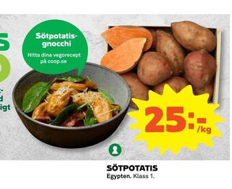 Coop Extra Sötpotatis erbjuda