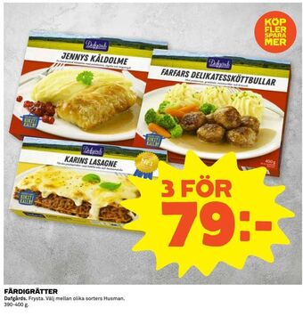 Coop Extra Färdigrätter erbjuda