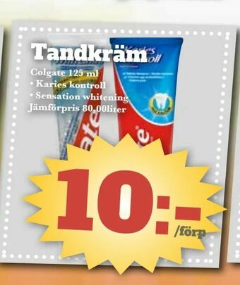 Bonum Matmarknad Tandkräm erbjuda