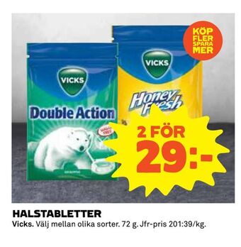 Coop Extra Halstabletter erbjuda