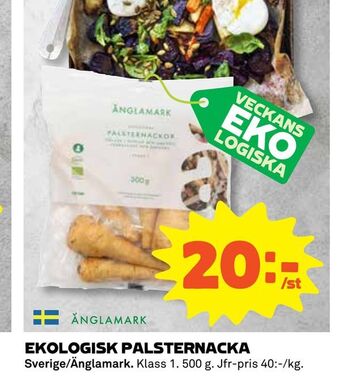 Coop Daglivs Ekologisk palsternacka erbjuda