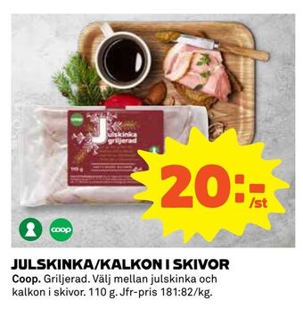 Julskinka/kalkon i skivor
