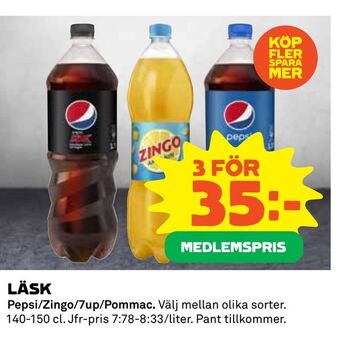 Coop Daglivs Läsk erbjuda