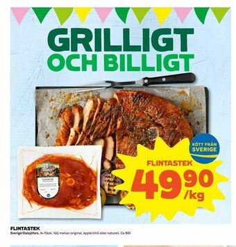 Coop Extra Flintastek erbjuda