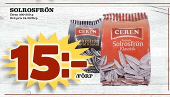 Din Mat Solrosfrön erbjuda