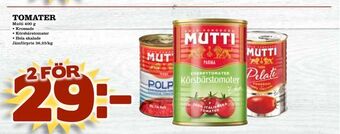 Din Mat Tomater erbjuda