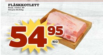 Din Mat Fläskkotlett erbjuda