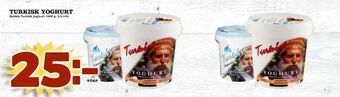 Din Mat Turkisk yoghurt erbjuda