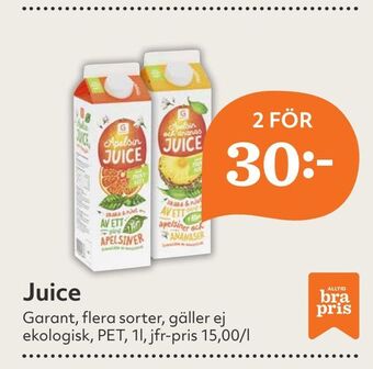 Hemköp Juice erbjuda