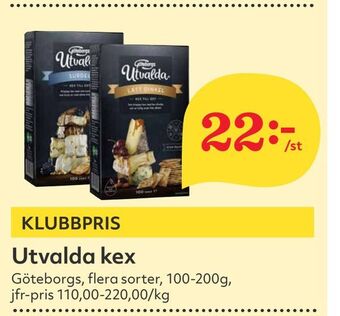 Hemköp Utvalda kex erbjuda