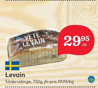Hemköp Levain erbjuda