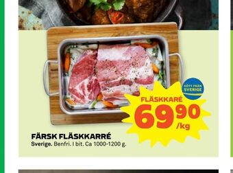 Stora Coop Färsk fläskkarré erbjuda