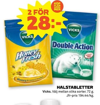 Stora Coop Halstabletter erbjuda