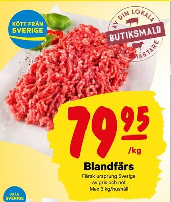 City Gross Blandfärs erbjuda