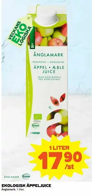 Ekologisk äppeljuice